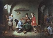 gambling scene at an lnn    David Teniers